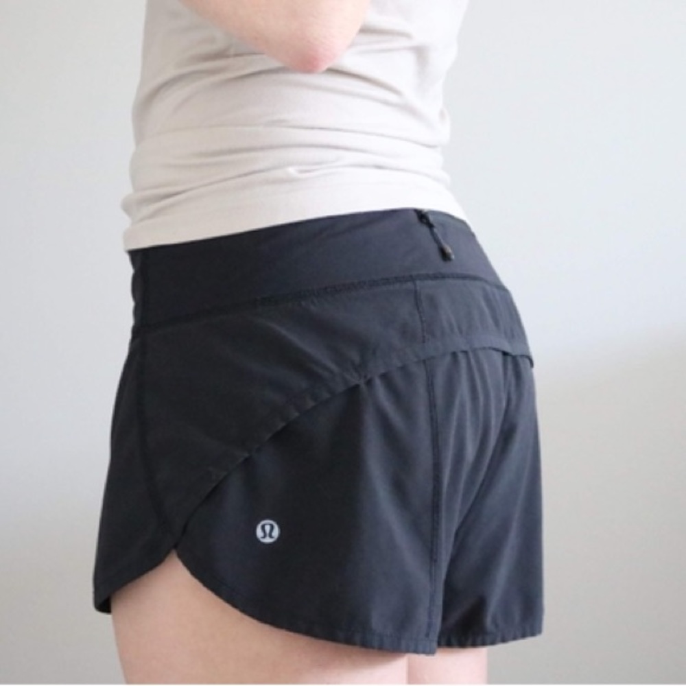 Lululemon Black Speed Shorts